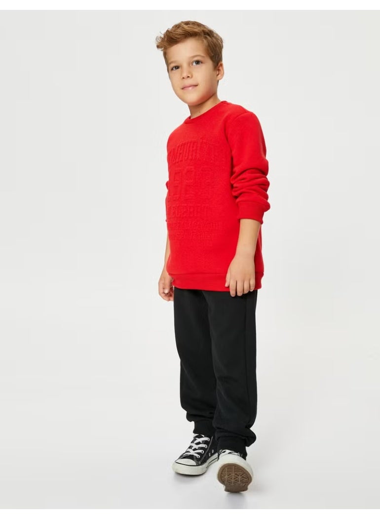 KOTON Republic Printed Sweatshirt with Embossed Print Detail - 100th Anniversary Special - Image 1