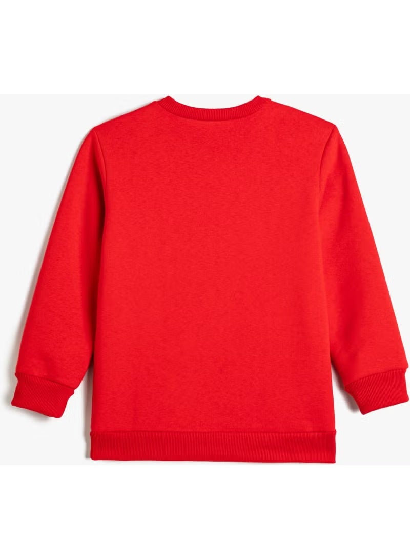 KOTON Republic Printed Sweatshirt with Embossed Print Detail - 100th Anniversary Special - Image 4