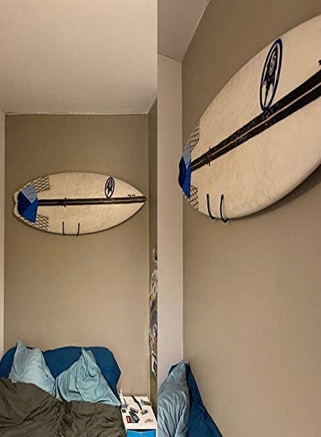 AUXPhome Upgrade Large Surfboard Storage Rack, Adjustable Home Wall Mount, for Ski and Snowboard Storage Rack,Wakeboard Display Rack, Skateboard Wall Hangers - No More Than 20LB (10KG) - W/Hardware - Image 5