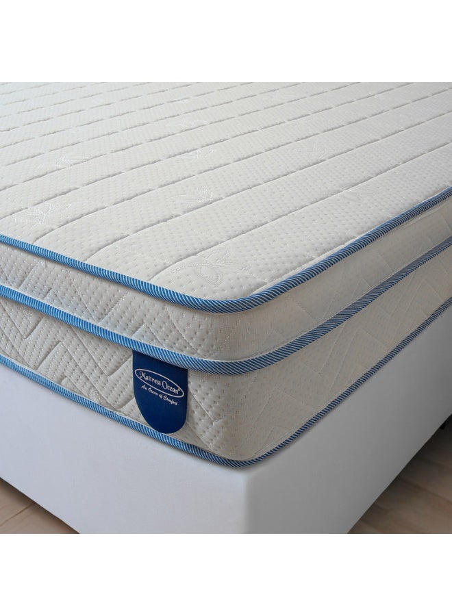 Bed and Mattress Zone مرتبة طبية زرقاء دعم يورو توب 200x180x20 سم حجم كينغ - Image 3