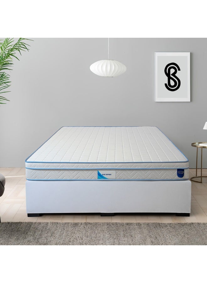 Bed and Mattress Zone مرتبة طبية زرقاء دعم يورو توب 200x180x20 سم حجم كينغ - Image 1
