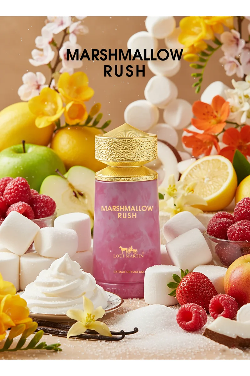 Loui Martin Marshmallow Rush Extrait De Parfum 100ml | Sweet Gourmand Fragrance | Soft, Creamy & Playful Perfume