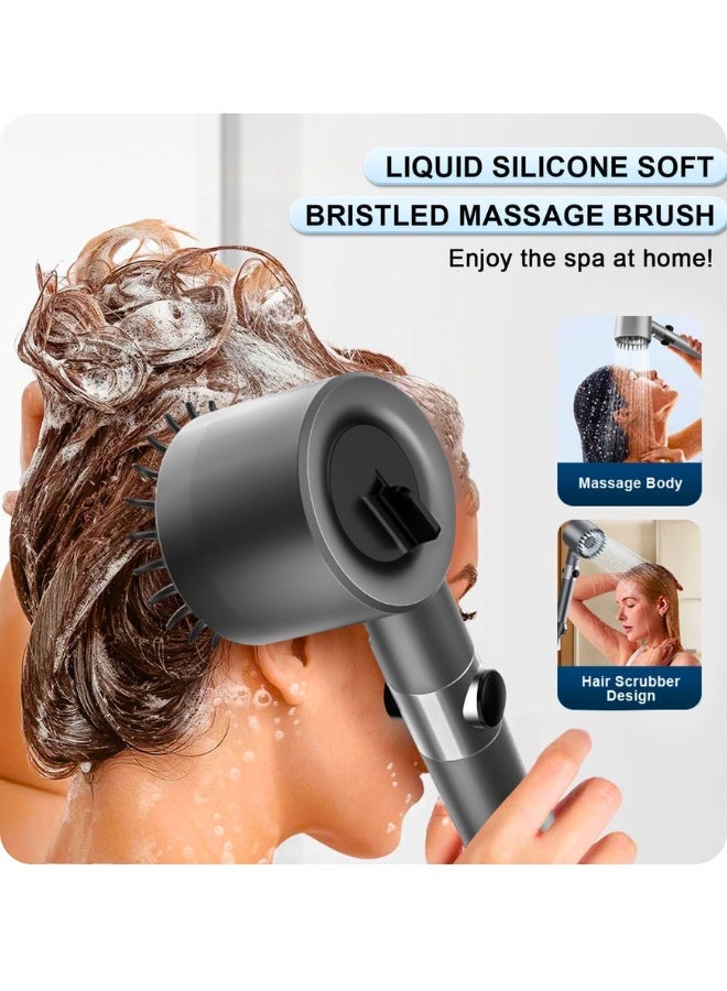 Chase Up Filtered Shower Head with Handheld, High Pressure Water Flow and Multiple Spray Modes Shower Head with Filter, Power Wash for Hard Water, Showerhead with ON/OFF Switch for Pets Bath - Image 3