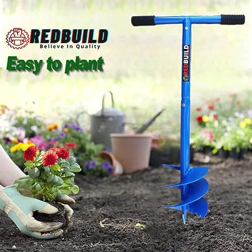 RedBuild Manual Earth Auger Hole Diger (6 Inch) | Post Hole Digger - Image 5