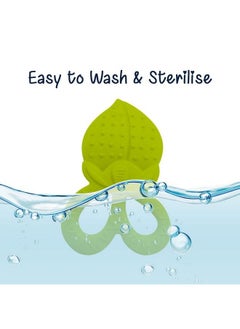 BuddsBuddy 100% Bpa Free Soft Silicone Baby Teether For 3 To 6 Babies (Tylo Green)  - Image 5