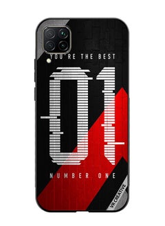 Protective Case Cover For Huawei Nova 7i/P40 Lite Number One Design Multicolour