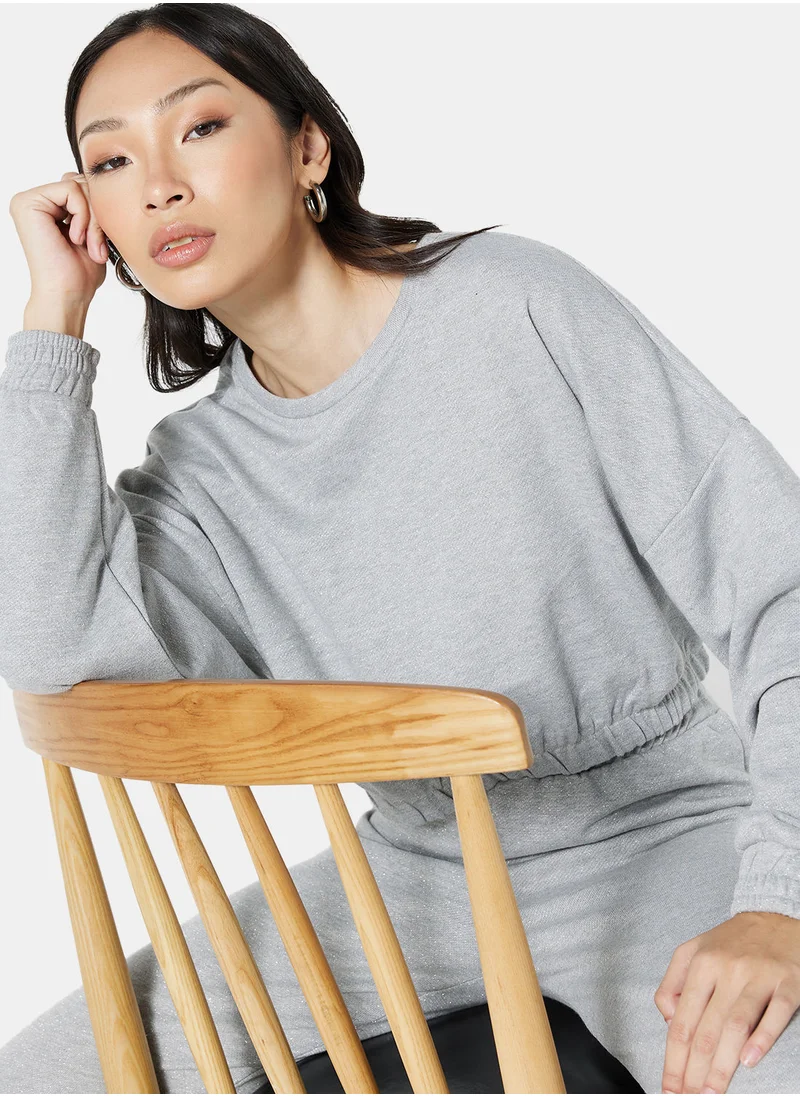 اونلي Shimmer Relaxed Fit Sweatshirt