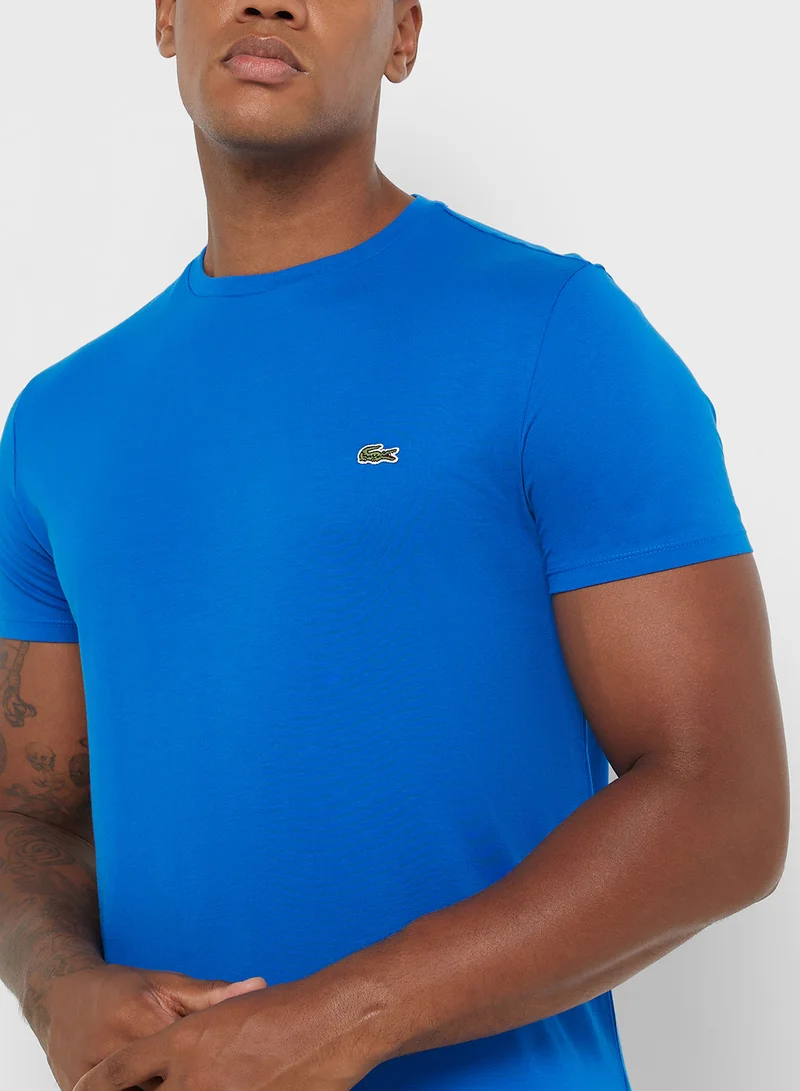 LACOSTE Crew Neck Short Sleeve T-Shirt