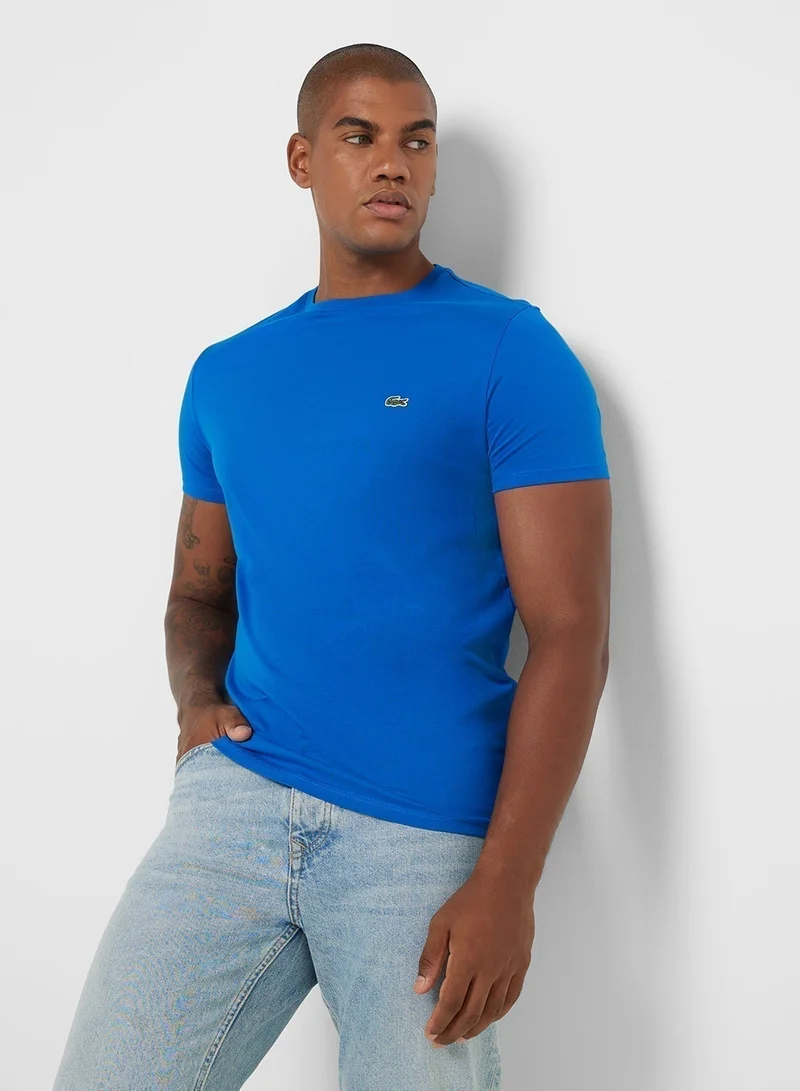 LACOSTE Crew Neck Short Sleeve T-Shirt