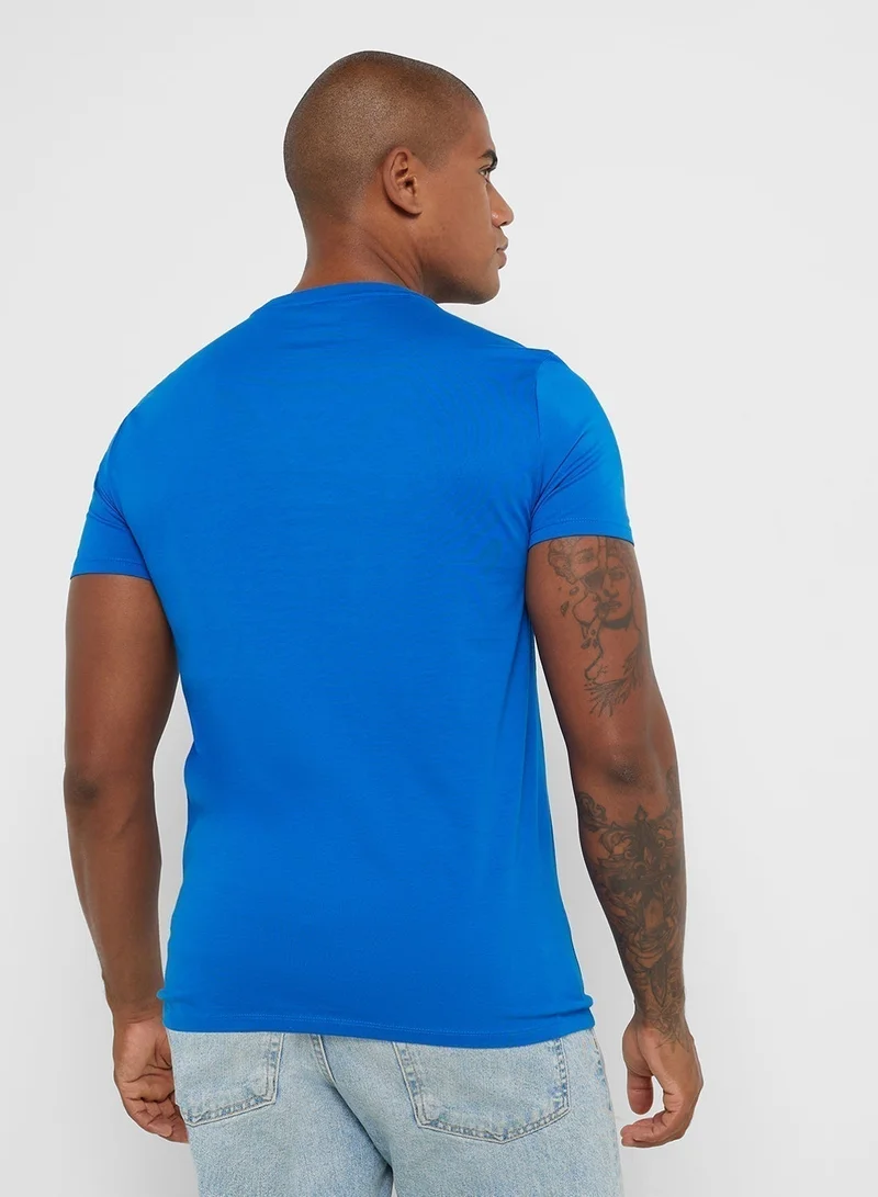 LACOSTE Crew Neck Short Sleeve T-Shirt