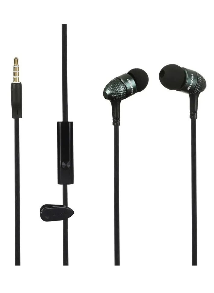 Awei PC-23 Wired Mini Stereo Earphones - Black - pzsku/Z918209DFC80BE33C5755Z/45/_/1724750503/2f5e5706-7b5b-453a-8b25-3766ce0d1cb6