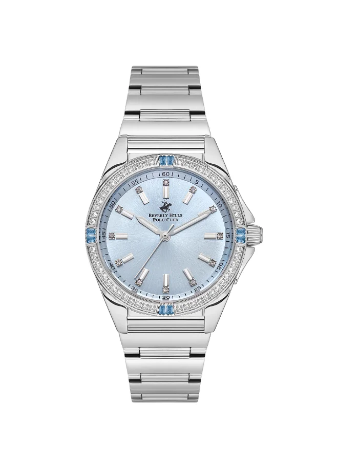 بيفرلي هيلز بولو كلوب Beverly Hills Polo Club Women 's Blue Dial Analog watch - BP3587C.300