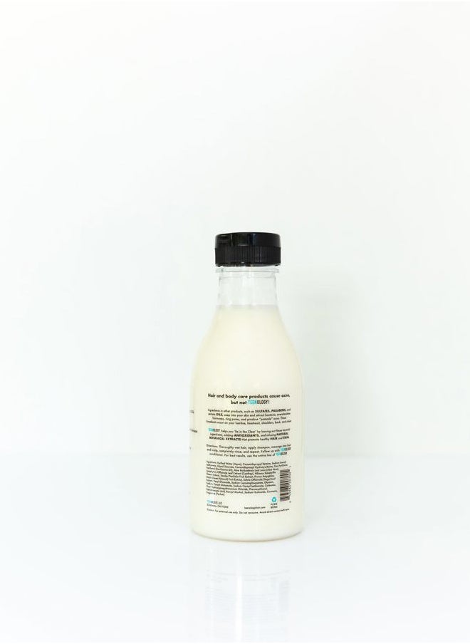 TEENOLOGY - Shampoo for Teens, For Clear Skin and Healthy Hair, Natural Botanical Extracts, 16 oz. (Vanilla Almond) - Image 1