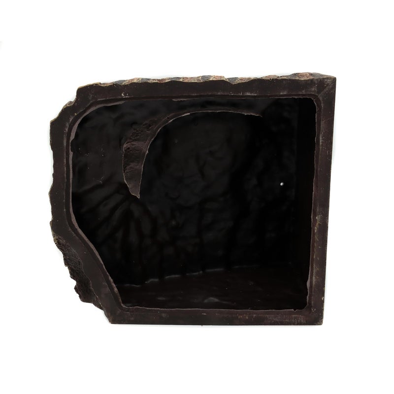 JIHAQUA Resin Reptile Hideouts Cave Habitat Decor for Gecko Leopard Lizards Toad Turtle (B- Extra Large) - Image 3