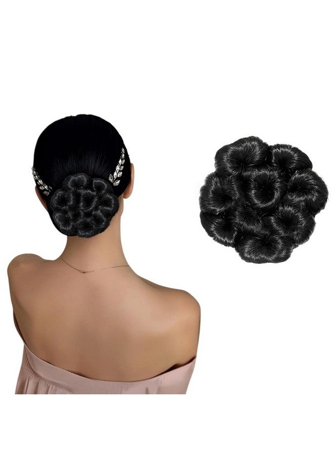 BLUSHIA Hair Bun | [Pack of 1] Messy Bun Hair Extension for Women & Girls [Black Color] - Image 1