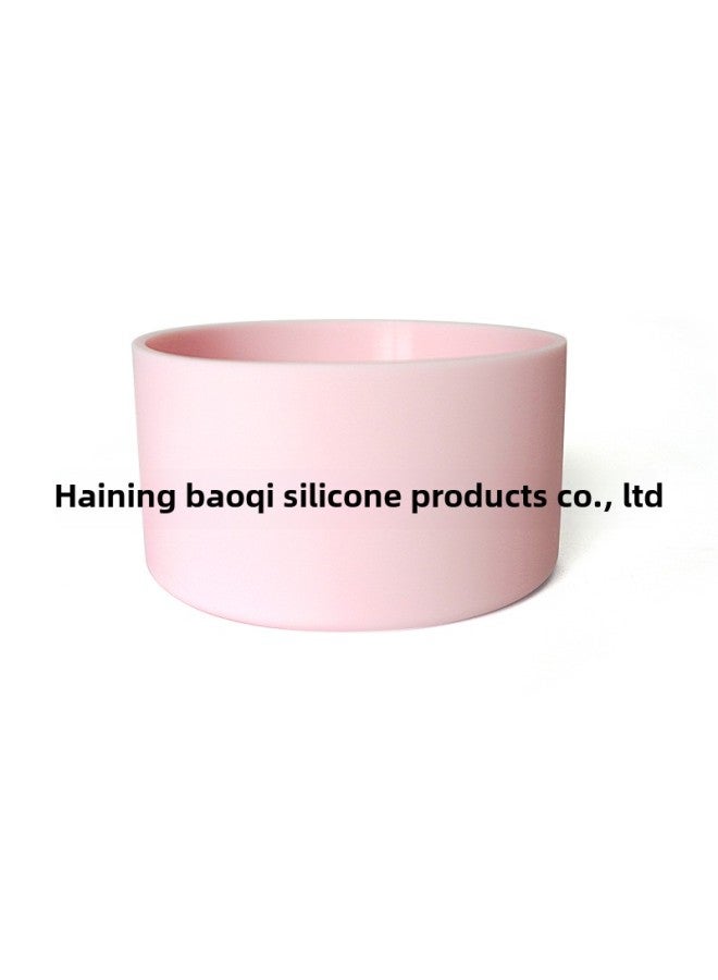Cross-border Hot STANLEY Stanley Mug Silicone Sleeve Fit 30/40OZ Car Cup 7.5cm Diameter-Color:Sakura Powder-Specifications:7.5cm  - Image 1