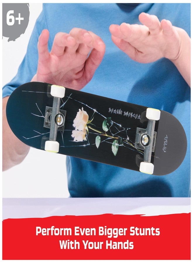 TECH DECK, April Handboard; Authentic Mini Skateboards, Kids Toys for Boys & Girls, Ages 6 and up (Hands Use Only) - Image 4
