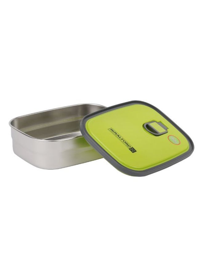 Royalford Rectangular Stainless Steel Food Container Assorted Colors 680ml - Image 2