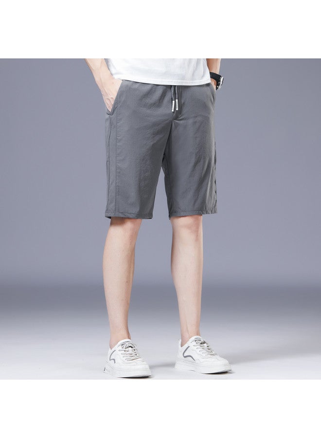 FOLUNSI men's Summer Stretch Shorts - Lightweight, Breathable Athletic 5-inch Shorts - Image 3