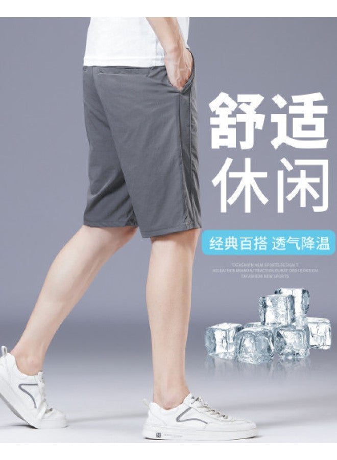 FOLUNSI men's Summer Stretch Shorts - Lightweight, Breathable Athletic 5-inch Shorts - Image 1