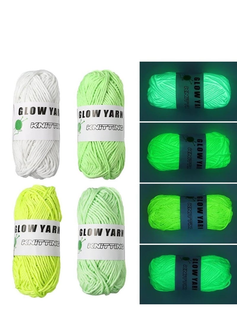 بلان A بكرة الصوف المضيئة ، محبي التريكو والكرافت يمكنهم الاستمتاع بتجربة فريدة مع الخيوط المضيئة التي تساعدهم في خلق أشياء ملونة ومب (ليموني) - Image 2