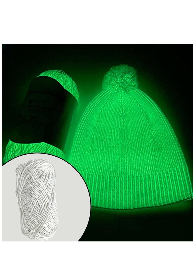 بلان A بكرة الصوف المضيئة ، محبي التريكو والكرافت يمكنهم الاستمتاع بتجربة فريدة مع الخيوط المضيئة التي تساعدهم في خلق أشياء ملونة ومب (ليموني) - Image 4