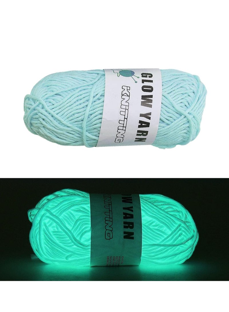 بلان A بكرة الصوف المضيئة ، محبي التريكو والكرافت يمكنهم الاستمتاع بتجربة فريدة مع الخيوط المضيئة التي تساعدهم في خلق أشياء ملونة ومب (ليموني) - Image 5