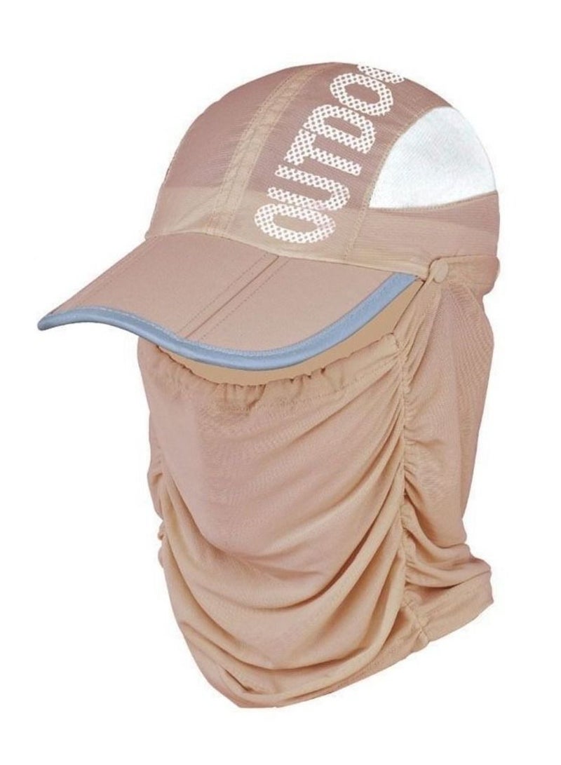 DubaiGallery Folding Beach Outdoor Sports Breathable Mask Quick Drying Women Men Sun Hat.  - Image 1