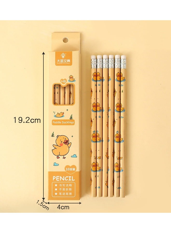 Generic HB Hexagonal Pencil, Student Anti Slip 10 Pieces/Box - Image 1
