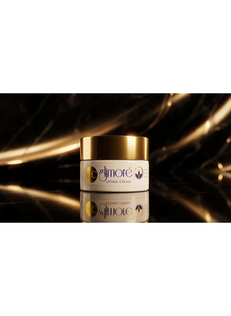 Glimore Lifting Face Cream 50 ml – Deep Hydration & Visible Firming – Non-Greasy – Hyaluronic Acid + Natural “Botox-Like” Acmella + CoQ10 + Stabilised Vitamin C – Daily Anti-Age Moisturiser – All Skin Types - Image 5
