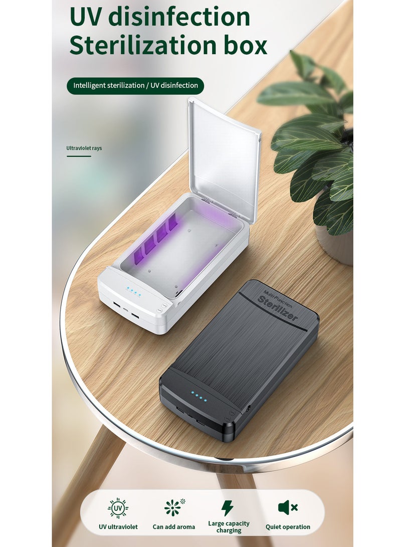 Intelligent Ultraviolet Sterilizer: Disinfects Toothbrush Heads, Dentures, Phones, Glasses, Watches, Jewelry, Makeup Brushes - USB Powered, ABS Material, No Battery Included
