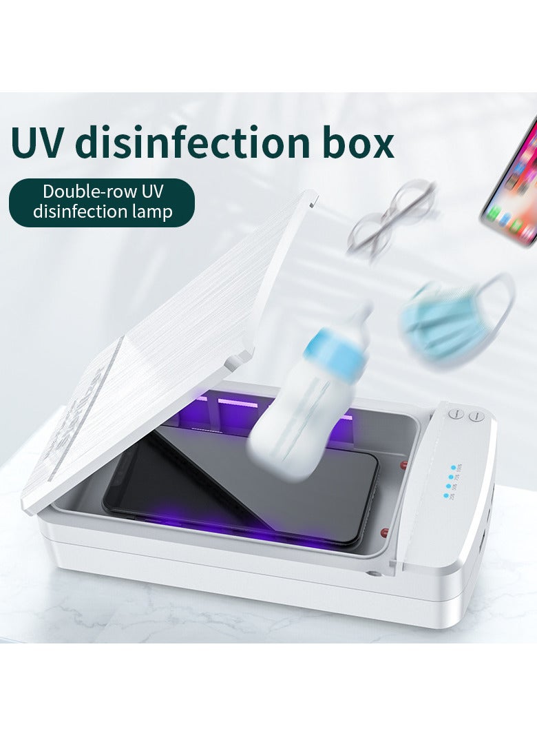Intelligent Ultraviolet Sterilizer: Disinfects Toothbrush Heads, Dentures, Phones, Glasses, Watches, Jewelry, Makeup Brushes - USB Powered, ABS Material, No Battery Included