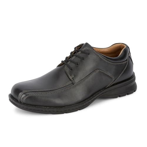 Dockers Men’s Trustee Leather Oxford Dress Shoe,Black,8.5 M US - Image 1