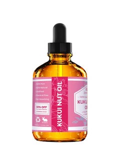 Leven Rose Leven Rose Kukui Nut Oil 4 oz - Cold-Pressed and Unrefined Hair & Face Moisturizer with Dropper - Unscented Pure Face Oil for Women and Men - Nourishing & Moisturizing Oil for All Skin Types  - Image 3
