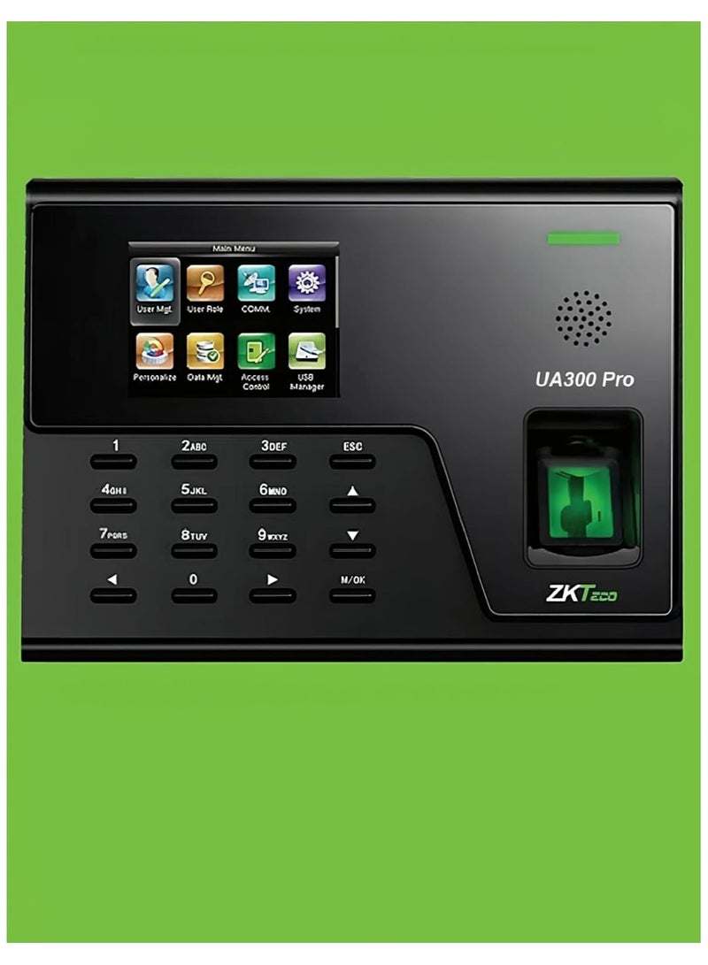 زد كيه تيكو UA300 Pro Wi-Fi Fingerprint Time Attendance & Access Control Terminal – BioID, USB Backup, ADMS Support - Image 2