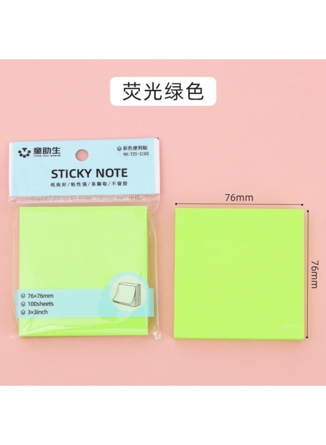 HELPS Creative Color Post-it Cute Post-it Notes Office Stationery Post-it Notes Tear Student Strong Sticky Message Post-it Notes - Image 1