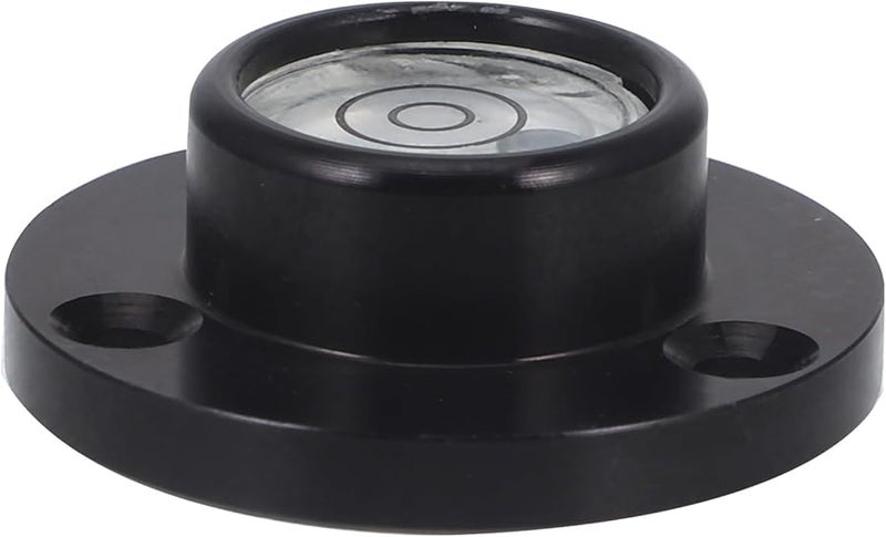 Mini Bubble Level Tool Black Frame Dual Vial Precision Spirit Level 34mm - Image 1