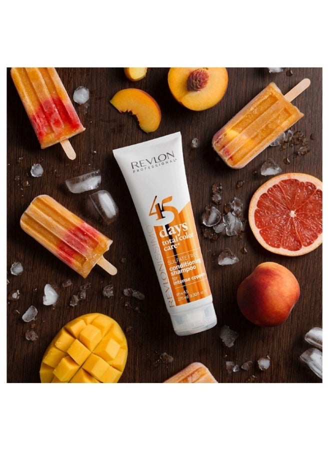 Revlon Professional 45 Days Revlonissimo Copper Hair Conditioning Shampoo 275 ml - Image 3