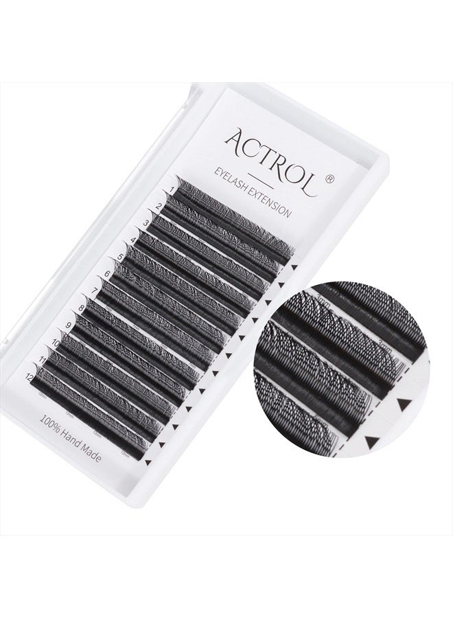 ACTROL YY Eyelashes Extension Lashes Black C Curl 0.07mm 9mm Lash Volume Extension Easy Fans Y Shaped Premade Soft Eyelashes Supply - Image 2