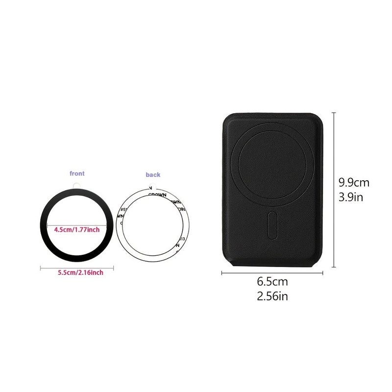 1pc Red Magnetic Stand With Card Holder Portable Foldable Stand Compact Desktop Tripod Compatible With iPhone 17 16 15 14 13 12 Series - Image 3