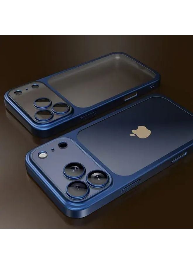 Silvery Matte Frosted Shockproof Hard Case For IPhone 16 Pro Durable Phone Cover - Image 2