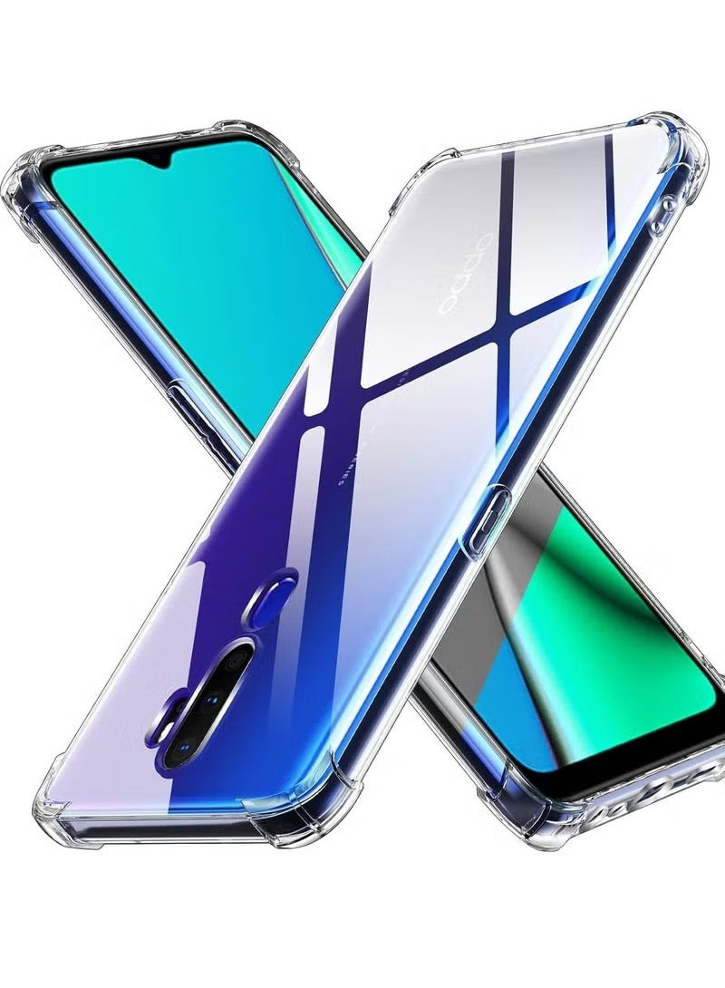 Transparent Shockproof Protective Back Case for Oppo A5 2020 / A9 2020 - Image 1