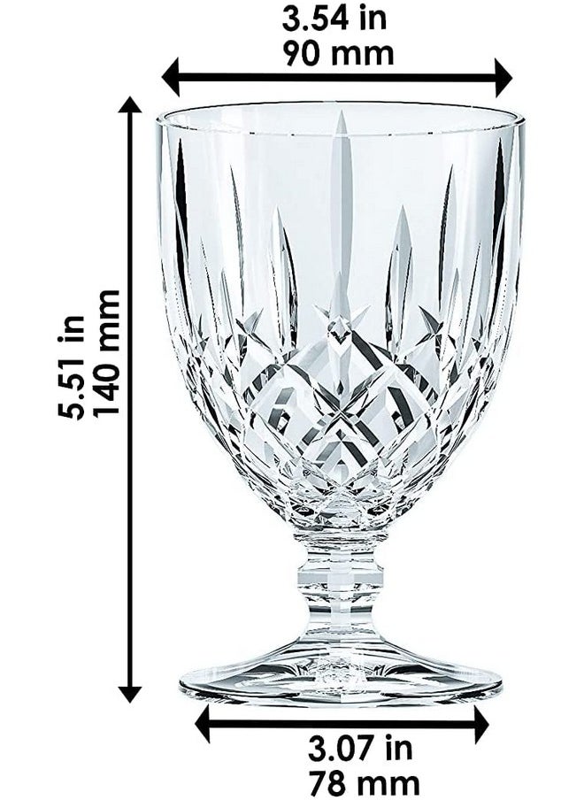 Nachtmann Nachtmann Noblesse Collection Tall Goblet, Set Of 4, Made Of Crystal Glass, Clear, For Holidays, Parties, Weddings, Water Drinking Glasses, Goblets, Dishwasher Safe, 350 ML  - Image 3