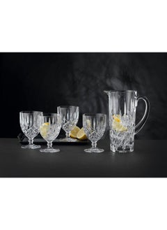 Nachtmann Nachtmann Noblesse Collection Tall Goblet, Set Of 4, Made Of Crystal Glass, Clear, For Holidays, Parties, Weddings, Water Drinking Glasses, Goblets, Dishwasher Safe, 350 ML  - Image 4