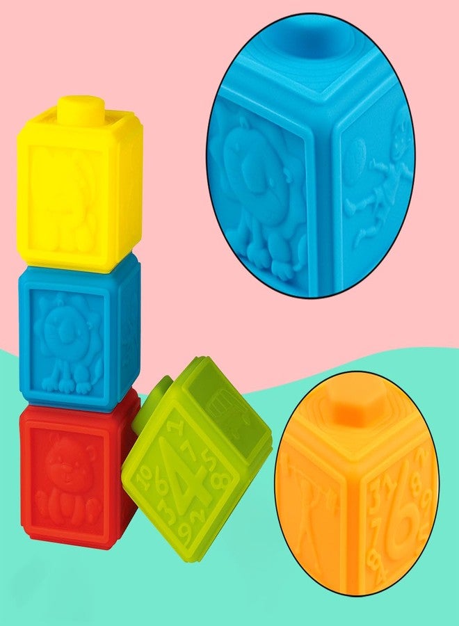 Cosaway Stacking Blocks Toy for Baby 1-3 Years Preschool Educational Montessori Toys for Baby Gifts 1 2 3 Years Old - Image 3