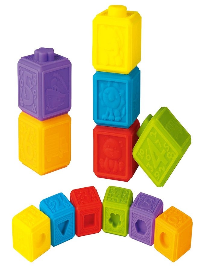 Cosaway Stacking Blocks Toy for Baby 1-3 Years Preschool Educational Montessori Toys for Baby Gifts 1 2 3 Years Old - Image 2