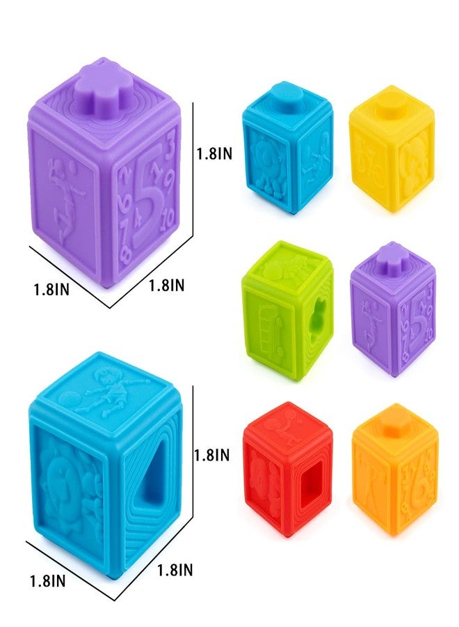 Cosaway Stacking Blocks Toy for Baby 1-3 Years Preschool Educational Montessori Toys for Baby Gifts 1 2 3 Years Old - Image 5