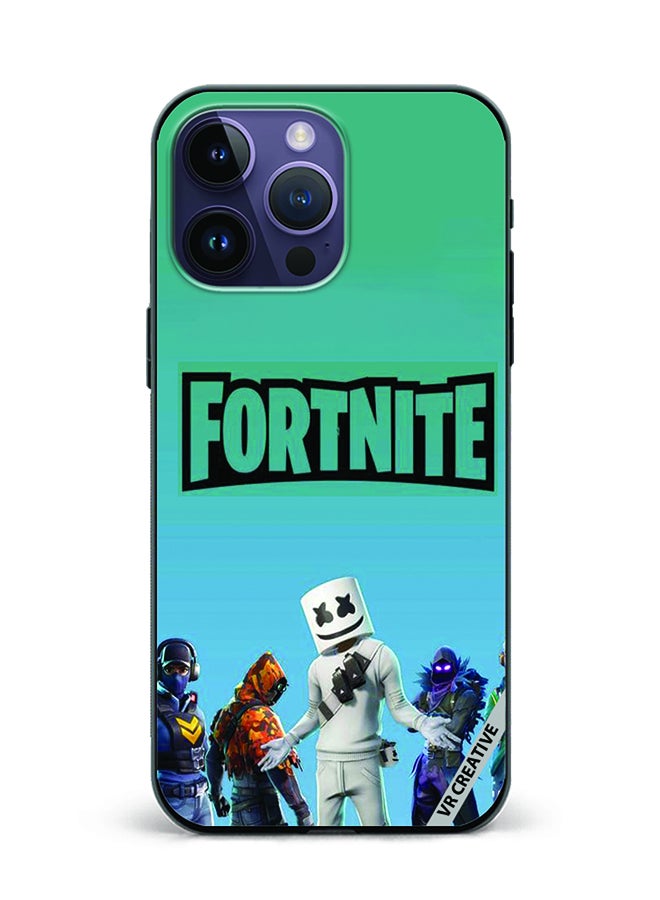 VR CREATIVE Protective Case Cover For Apple iPhone 16 Pro Max Fortnite Design Multicolour