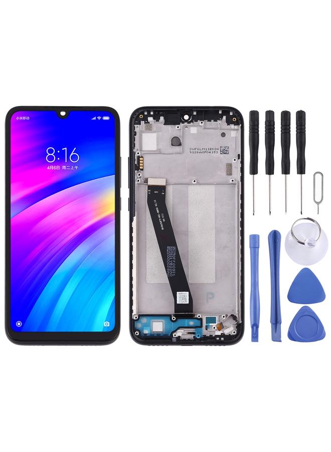 erorex Replacement TFT LCD Screen for Xiaomi Redmi 7 Digitizer Full Assembly with Frame Black - Image 1
