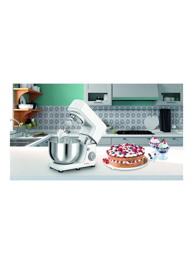 Moulinex Masterchef Essential Kitchen Machine, 4.8 L 800 W QA150110 White - Image 2